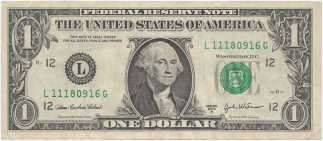 Billet de 1 dollar